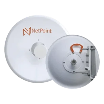 Antena Parabólica Direccional / 36 dBi / 120 cm / 4.9-6.4 GHz / Punto a Punto / Resistencia Viento 150 km/h (93.2 mph)