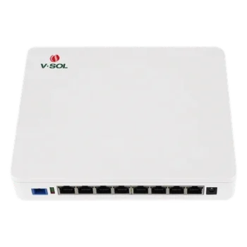 ONU Dual EPON/GPON / 8 Puertos PoE 802.3at Gigabit / Wi-Fi Doble banda 2.4 y 5 GHz / 1 Puerto SC/UPC / 130W / 0.64 x 0.52 x 0.10 ft