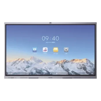 Pantalla Interactiva Touch de 65" Android 13 (Actualizable a Android 14) / Cámara Web 8 MP / Resolución 4K / Bocinas Integradas / Entradas HDMI y VGA / Incluye 2 Lápices para Escribir