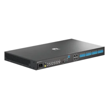 Gateway Óptico Empresarial / 4 Puertos GE / 1 Puerto XGPON / 8 Puertos PoF / 16 Puertos GPON / Wi-Fi Roaming / VPN / Firewall