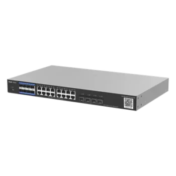 OLT Switch Híbrido Capa 3 / 8 PON 1G / 16 Ethernet 1G / 4 SFP+ 10G / 256 ONUs / 1U Rack / 17.32 x 10.24 x 1.72 in