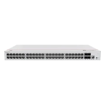 Switch Capa 3 Administrable / 48 Puertos Gigabit PoE / 4 SFP Uplink / 104 Gbps / PoE Perpetuo 380W / iStack