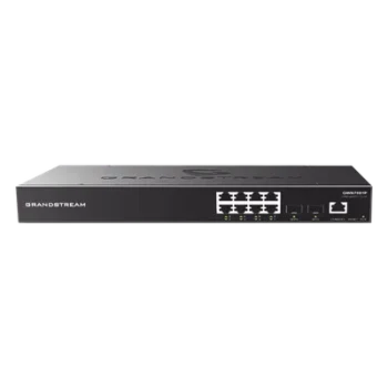 Switch Administrable Gigabit / 8 Puertos RJ45 + 2 SFP Uplink / 20 Gbps / 14.88 Mpps / GWN Cloud