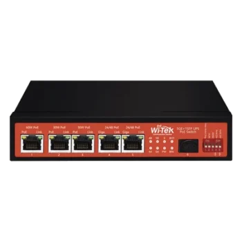 Controlador Solar de 15A con Switch PoE / 1 Puerto Gigabit PoE 802.3 bt / 2 Puertos PoE 802.3 af/at / 2 Puertos PoE Pasivo 24/48 Vcc / 1 Puerto SFP / No administrable