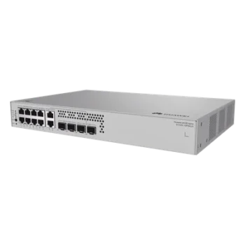 Switch de Acceso Administrable / Capa 2+ / 6x PoE+ Gigabit + 2x PoE+ Multi-Gigabit 2.5G + 2x Gigabit + 2x SFP + 2x SFP+ / PoE Perpetuo / 128 W PoE / 3.6 x 18.3 x 14.0 pulgadas