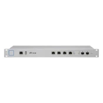Ruteador UniFi para medianas y grandes empresas con funciones de firewall, soporta balanceo de carga y Fail Over entre 2 WAN
