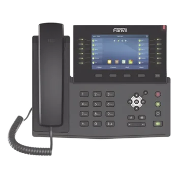 Teléfono IP Empresarial / 20 Líneas SIP / Pantalla Táctil 5' / 60 Teclas DSS / Bluetooth / PoE 802.3af / Dual Gigabit / Video H.264