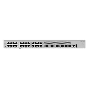Switch Core Capa 3 / 24 Puertos Gigabit / 4 Uplink 10GE SFP+ / 2 Stack 10GE SFP+ / Ruteo Dinámico / iStack / Administración Nube