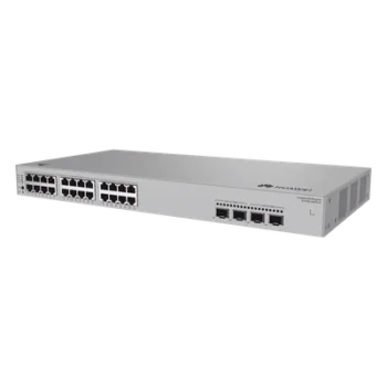 Switch Administrable / Capa 2+ / 24 Puertos PoE+ Gigabit / 2 SFP 2.5 Gbps / 2 SFP+ 10 Gbps / PoE Perpetuo / 400 W / 1.64 ft x 1.45 ft x 0.14 ft