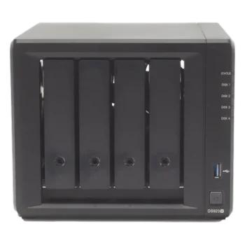 Servidor NAS de 4 Bahías (Expandible a 9 Bahías) / Hasta 162 TB / Servicio Nube Gratis (P2P) / Administración Remota y Respaldo Programado