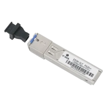 Módulo SFP EPON / 1.25 Gbps Simétrico / Alcance 20 km (12.4 mi) / PX20++ / SC/UPC / Temperatura Extendida 0-70°C