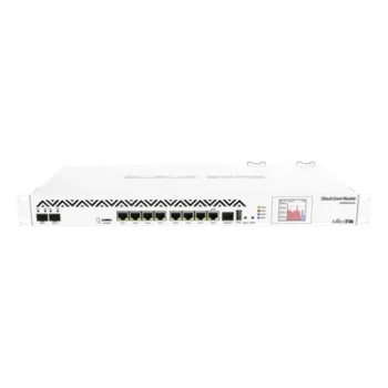 CoreCloud Router Mikrotik, CPU 36 Núcleos, 8 puertos Gigabit, 2 puertos SFP+