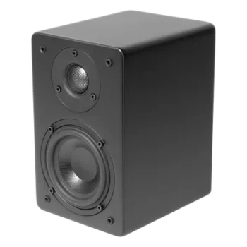 Altavoz de Estantería / Woofer 4'' / Tweeter 1'' Aluminio / 40 W / 8 Ohms / 89 dB / Negro Mate