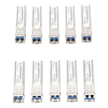 Transceptor SFP / 1Gbps / LC Monomodo / 1310nm / 20km / -40°C a 75°C / Paquete 10 piezas
