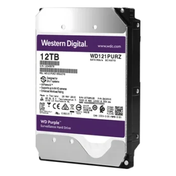 Disco duro WD de 12TB / 7200RPM / Optimizado para Videovigilancia