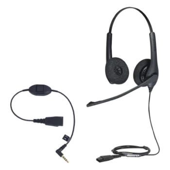 Kit Diadema Profesional / Cancelación de Ruido / Conexión QD y 3.5 mm / Brazo 270° / DSP / PeakStop