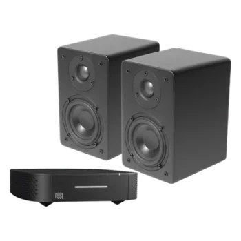 Kit Amplificador VSSL de 1 Zona + Altavoz De Estantería Color Negro De TruAudio