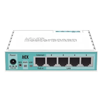 (hEX) RouterBoard, 5 Puertos Gigabit Ethernet, versión 2