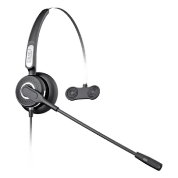Diadema Con Tecnología AntiShock Para Teléfonos IP FANVIL Y Polycom Micrófono de Cancelación de Ruido y Cable Resistente a Jaloneos