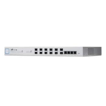 UniFi Switch 16 XG, Capa 2 de 12 puertos SFP+ 10 Gb + 4 puertos 10G Base-T (RJ-45)