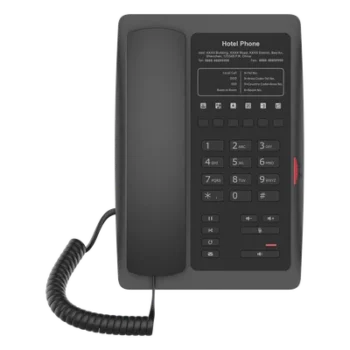 Teléfono IP Wi-Fi / Audio HD Opus / 2 Puertos Ethernet 10/100 Mbps / PoE 802.3af / 6 Teclas Programables Hotline / 2 Cuentas SIP