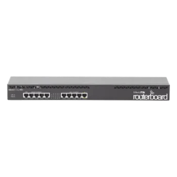 RouterBoard, 5 Puertos Gigabit, 5 Puertos Fast, Licencia Nivel 4 y montaje en Rack