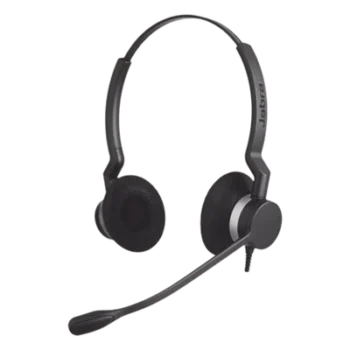 Diadema / Auricular Jabra Biz 2300 Duo / QD / Cable Reforzado / Brazo 360° / Contact Center (2309-820-105)