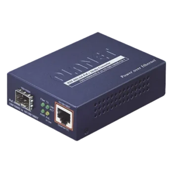 Convertidor IEEE802.3af/at PoE 10/100/1000Base-T a 100/1000X SFP