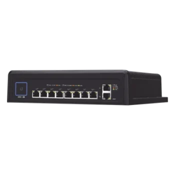 Switch industrial UniFi PoE de 10 puertos Gigabit (8 x 802.3bt y 2 x Ethernet) para temperaturas extremas