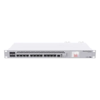 (CCR1036-12G-4S-EM) Cloud Core Router, CPU 36 Núcleos, 12 puertos Gigabit Ethernet, 4 puertos SFP y 8 GB Memoria