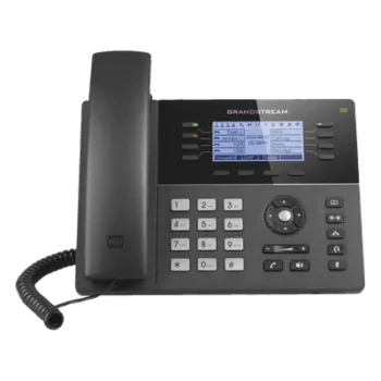 Teléfono IP Gama media de 8 Líneas con 4 teclas de función, 32 teclas de extensión BLF digital y conferencia de 5 vías PoE Gigabit