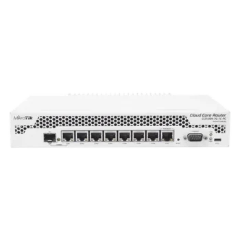 Cloud Core Router, CPU 9 Núcleos, 7 Puertos Gigabit Ethernet, 1 Combo TP/SFP, 1 GB Memoria, Enfriamiento Pasivo