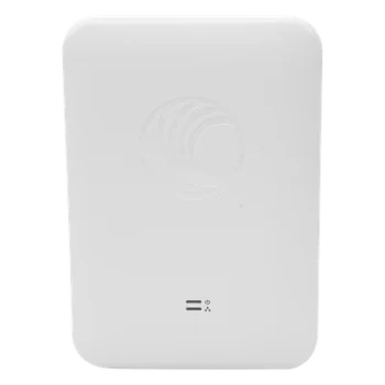 Access Point WiFi cnPilot e500 para exterior, IP67 grado industrial, Filtros para coexistencia con redes LTE, doble banda, antena omidireccional y puerto PoE secundario
