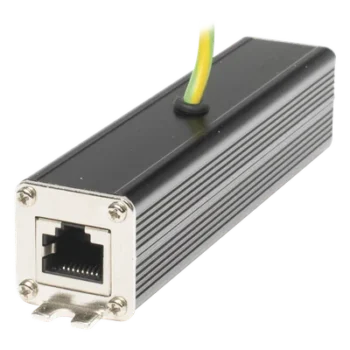 Protector contra sobretensiones / 10Gbps / PoE++ 90W / 10kA / RJ45 blindado / Carril DIN