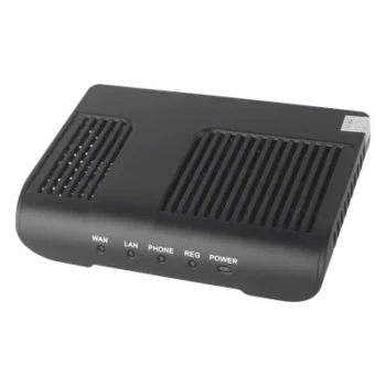 Adaptador de Teléfono Analógico (ATA) con 1 puerto FXS y 1 puerto FXO de Supervivencia (Cuando No Hay Red VoIP)