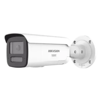 Bala IP / 4 MP / Lente 4 mm / 60 m IR + Luz Blanca / IP67 NEMA 4X / WDR 130 dB / Audio 2 Vías / 195 pies IR
