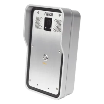 Video intercomunicador SIP para botón de pánico, PoE, Onvif con 1 relevador integrado.