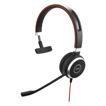 Diadema / Auricular Jabra Evolve 40 Mono / USB y 3.5mm / Cancelación de Ruido / Indicador de Ocupado (6393-823-109)