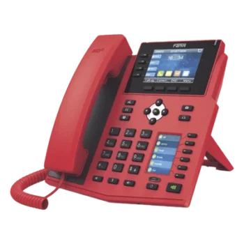 Teléfono IP Empresarial con Estándares Europeos, 16 lineas SIP con pantalla LCD de 3.5" a color, 6 teclas DSS/BLF, puertos Gigabit, IPv6, Opus y conferencia de 3 vías, PoE/DC (incluye fuente).