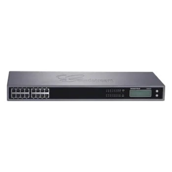 Gateway VoIP GrandStream ATA de 16 puertos FXS + 1 puerto TELCO de 50 pins, p/montaje en rack