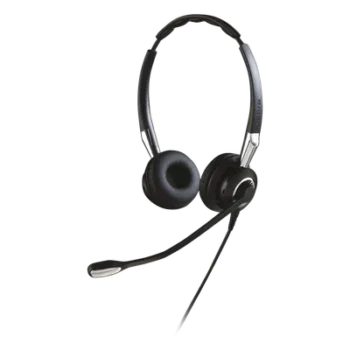 Diadema / Auricular Jabra Biz 2400 Duo / QD / 40% Más Ligero / Cancelación de Ruido / Contact Center (2409-820-205)