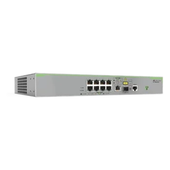 Switch Administrable Capa 3 / 8 Puertos 10/100 Mbps / 1 Puerto Gigabit/SFP Combo / 3.6 Gbps / 2.68 Mpps