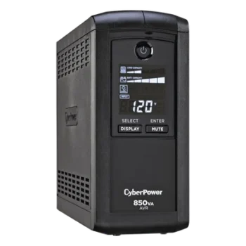 UPS Línea Interactiva / 850 VA / 510 W / 9 Tomas NEMA 5-15R / Pantalla LCD / Supresión 1080 J / Mini Torre