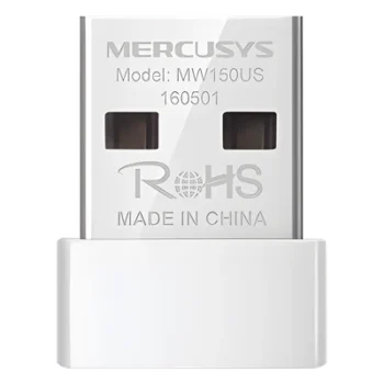 Adaptador Inalámbrico N / 150 Mbps 2.4 GHz / 1 antenas Internas / Diseño Portátil / Más Pequeño y Comodo