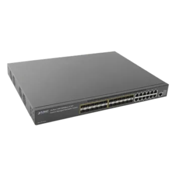 Switch Core Capa 3 de 24 Puertos SFP 1Gbps con 12 Puertos RJ-45 1Gbps Compartidos + 2 Slots de expansión