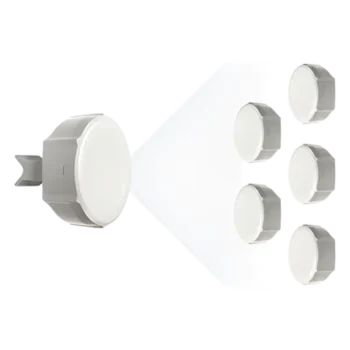 (SXT Sixpack) Enlace Completo Punto Multipunto en 5 GHz (4920-5920 MHz), Cuenta con 1 Punto de Acceso de 90° y 5 CPE de Hasta 1260 mW