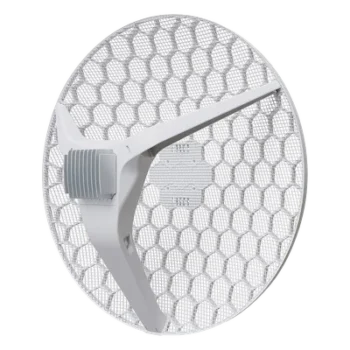 (LHG XL 52 ac) Backbone y CPE de Doble Banda con Antena de 27 dBi (5 GHz) y 18 dBi (2.4GHz), Hasta 1000 mW de Potencia y 860 Mbps, Soporta PoE af/at