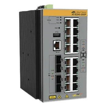 Switch Industrial Administrable Capa 3 de 16 x 10/100/1000 Mbps + 4 Puertos SFP, 240 W.