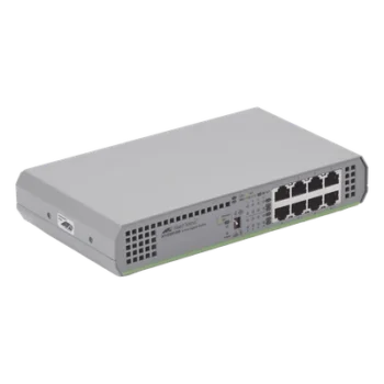 Switch Gigabit No Administrable, 8 Puertos 10/100/1000 Mbps fuente de alimentación interna