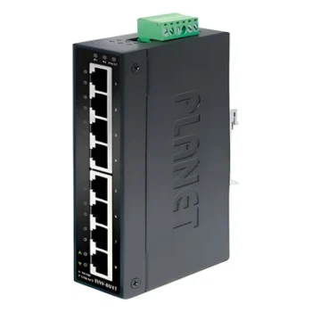 Switch industrial de 8 puertos 10/100Mbps -40~75°C